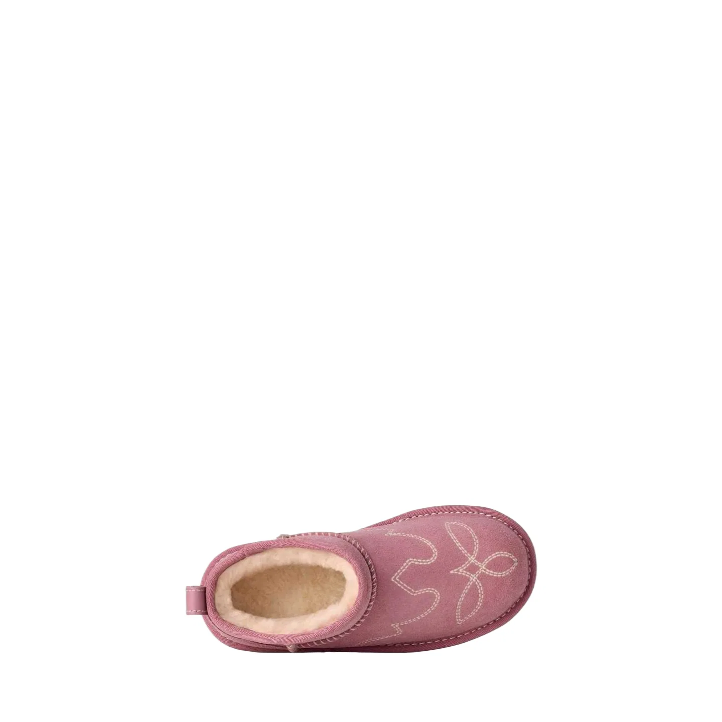 Детские снежные ботинки с отделкой UGG Classic Novelty, Gray Purple — фото 4