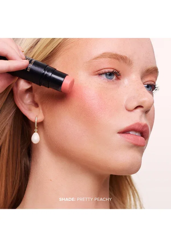 Бальзам для лица, глаз и губ Nudies all over face matte lux blush Nudestix, Pretty Peachy 7 г, цвет pretty peachy — фото 2