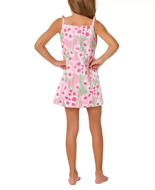 Детское платье для девочек без рукавов Delores Dress Lilly Pulitzer, Conch Shell Pink — фото 2