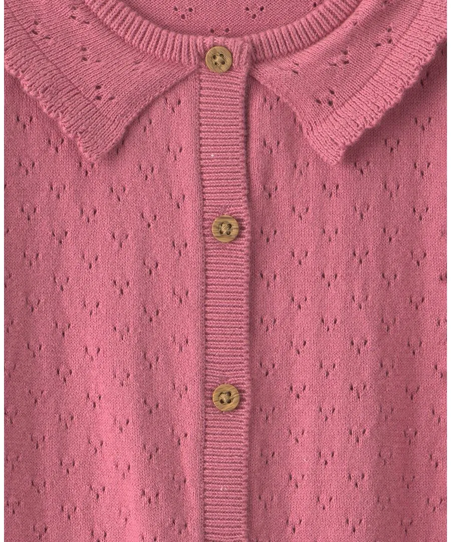 Детский комбинезон-джемпер с длинным рукавом, с принтом в горошек Carter's, Pink — фото 3