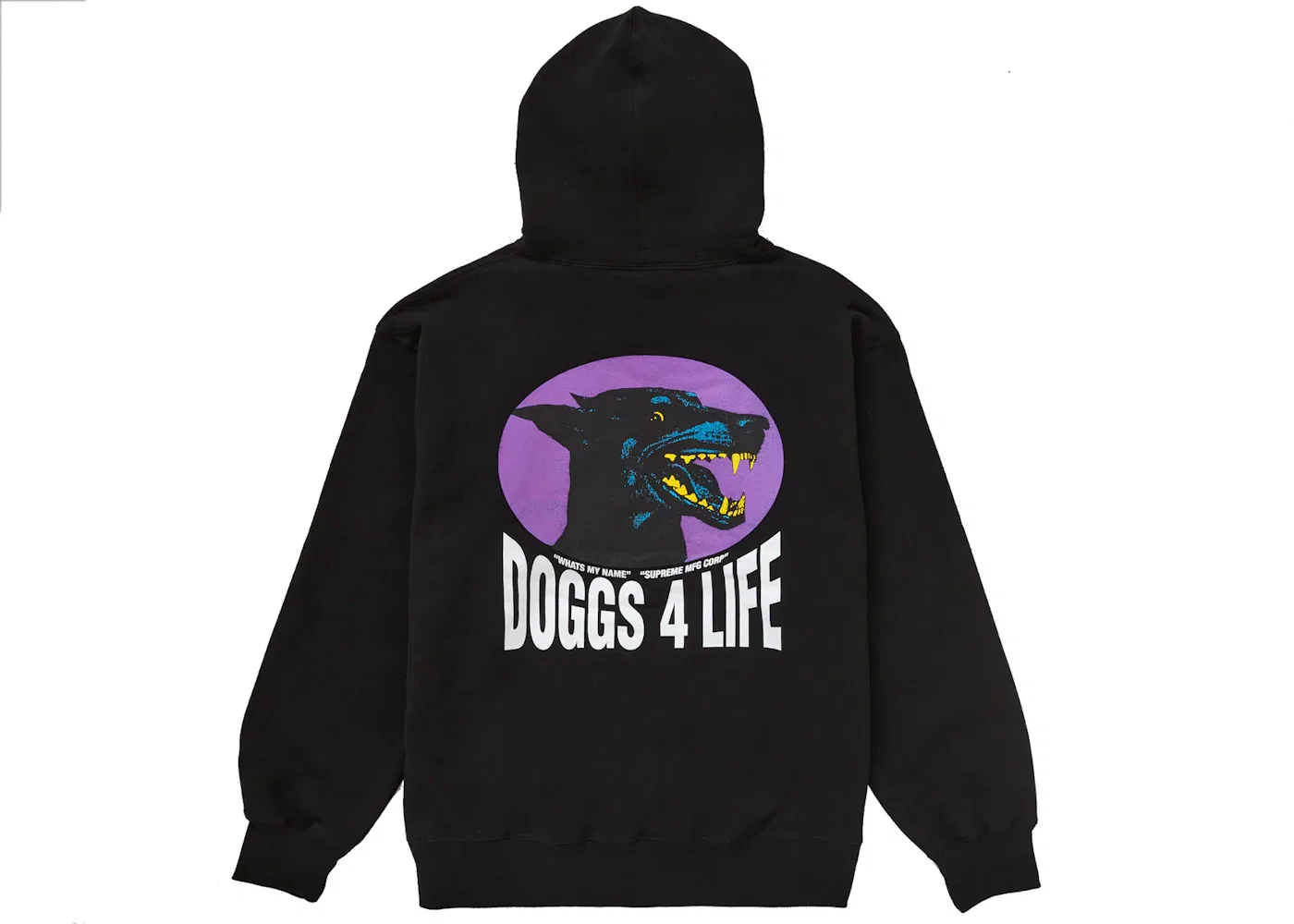 Мужская худи Supreme Doggs Hooded Sweatshirt Supreme, Black