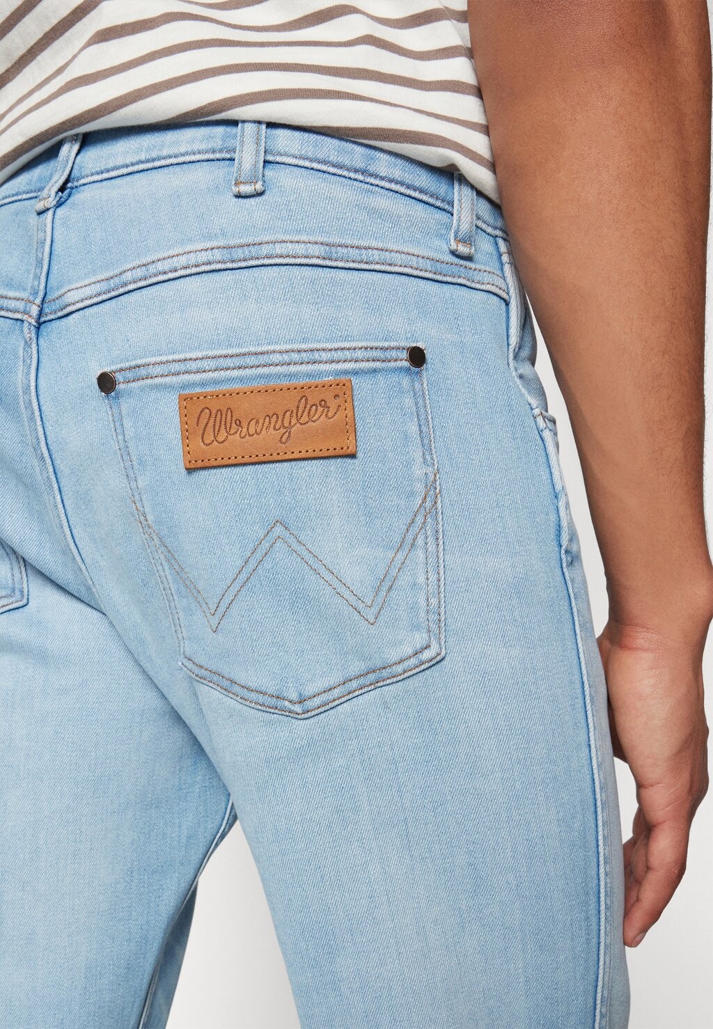 

Джинсы прямого кроя Greensboro Wrangler, синие