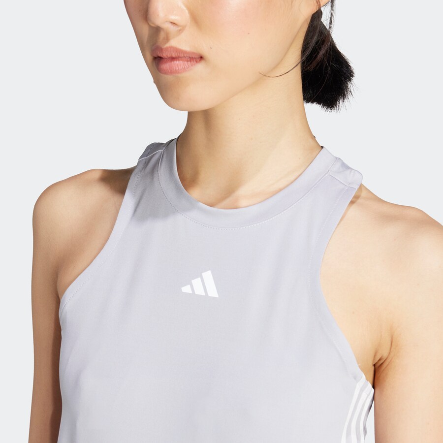 Майка ADIDAS PERFORMANCE Sports Top, светло-серый — фото 4