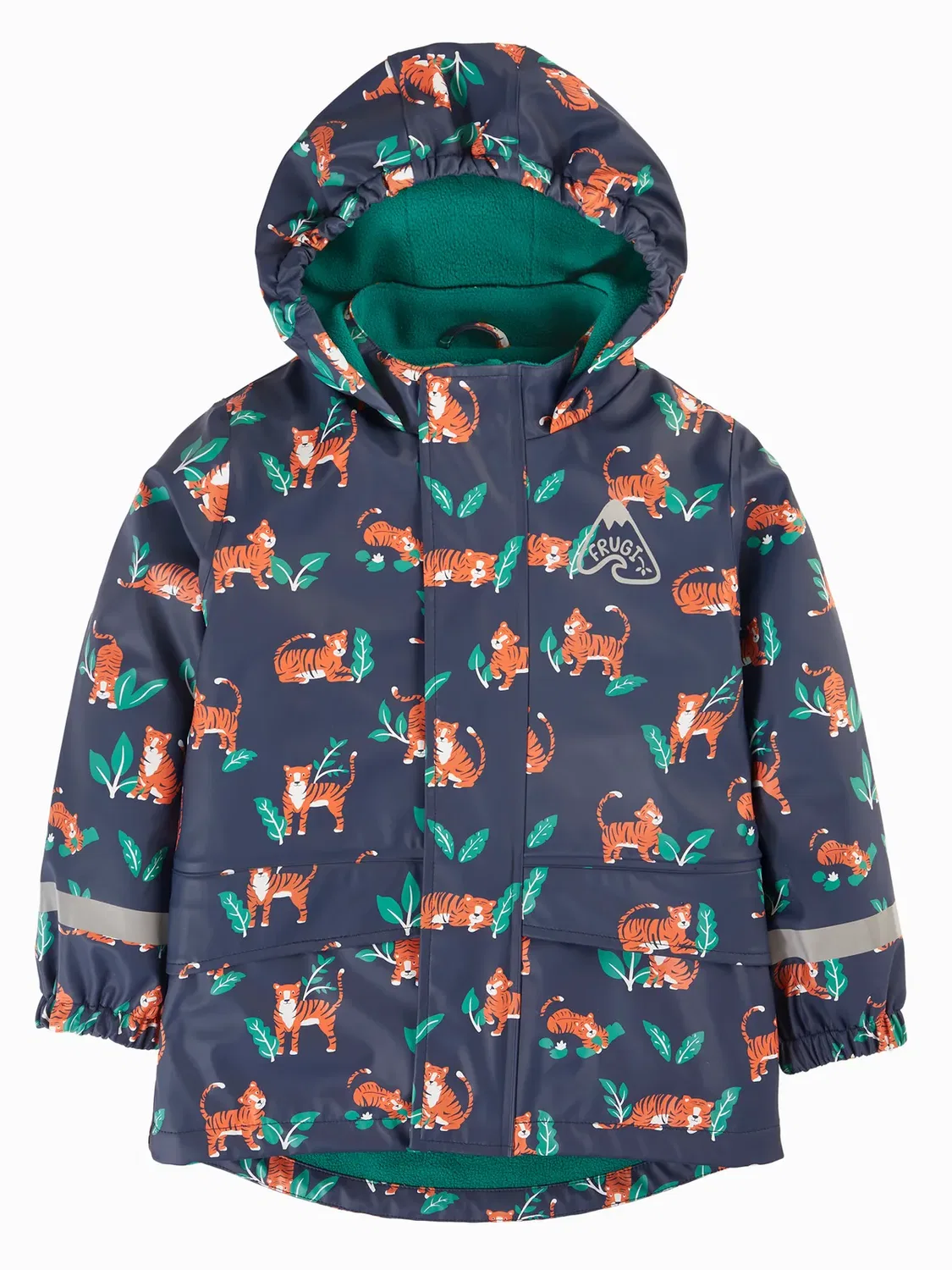 Детское пальто с принтом Puddle Buster Frugi, Blue