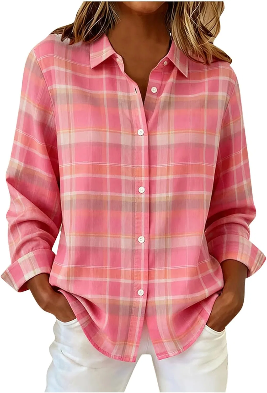 Женская футболка с рождественским принтом Retro Checkered, Pink