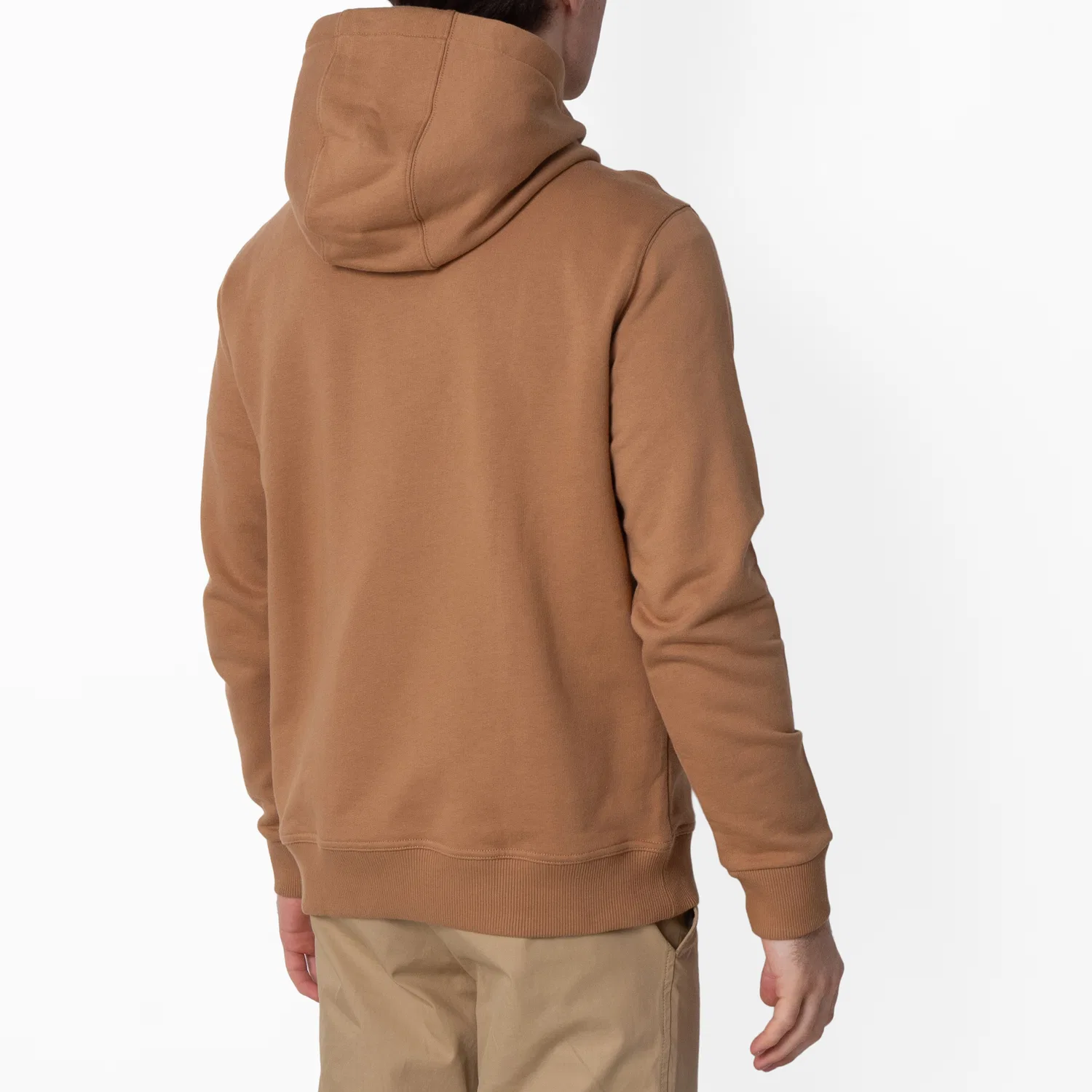 Худи из органического хлопка Ansdell Logo Print Burberry, Camel — фото 4