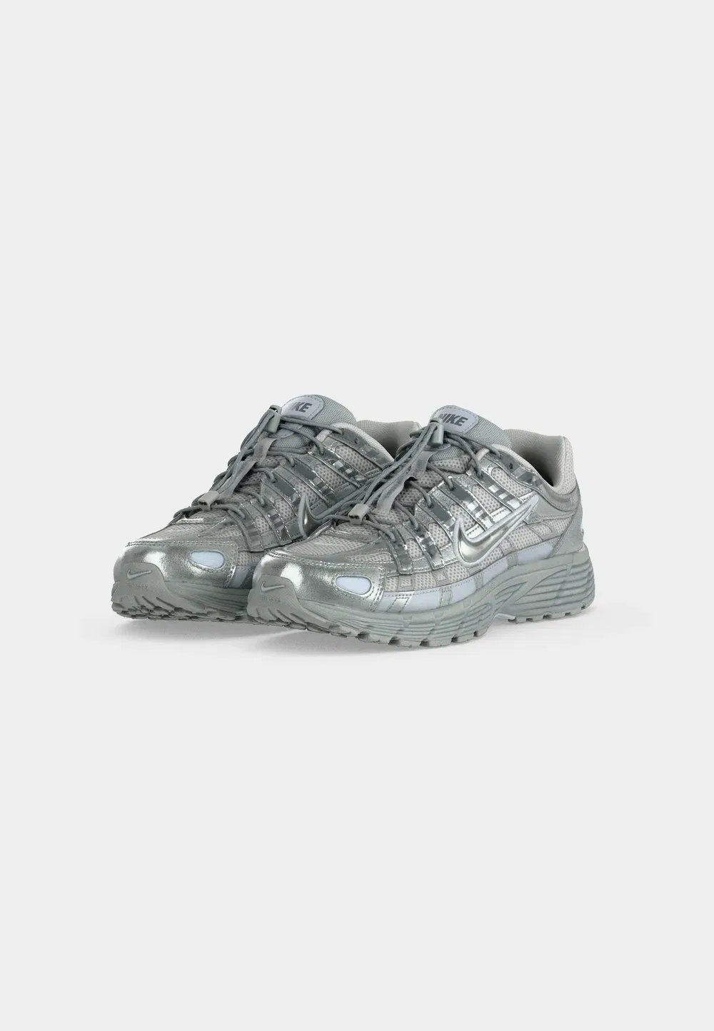 Кроссовки унисекс P 6000 Nike Sportswear, Vast Grey/Light Smoke Grey/Football Grey/Metallic Silver-Coloured — фото 3