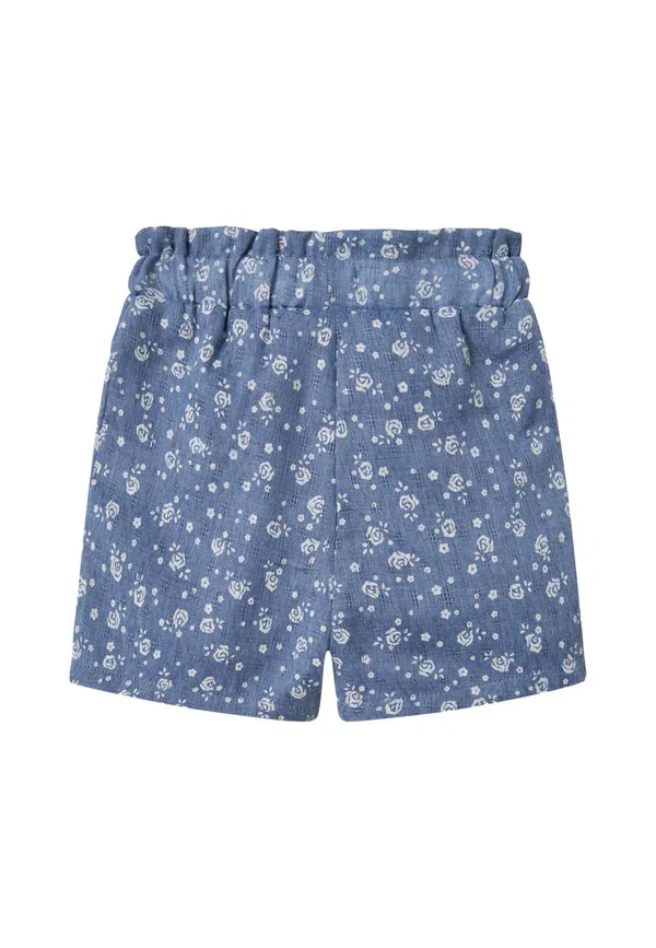 Шорты с цветочным принтом hagy jeansshorts Name It, синий — фото 2