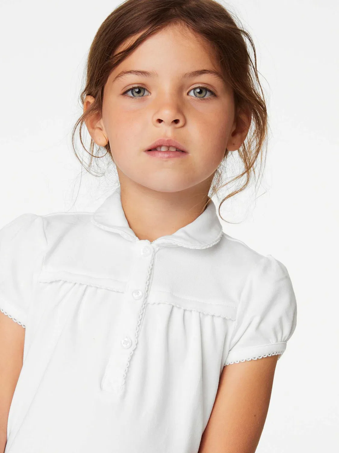 Топ Marks & Spencer белого цвета — фото 3