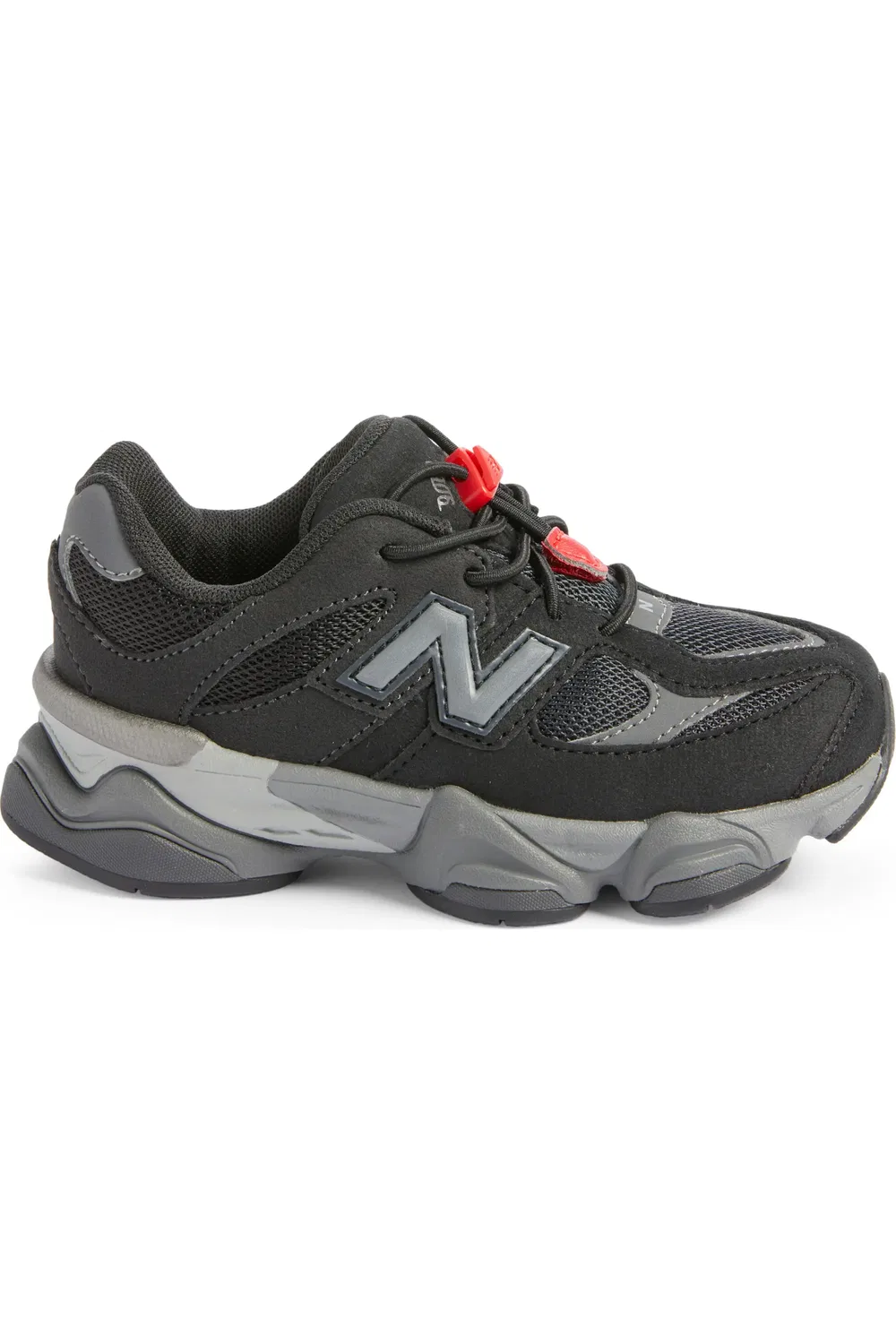 Кроссовки детские на широкой подошве 9060 New Balance, Black/Castlerock — фото 3