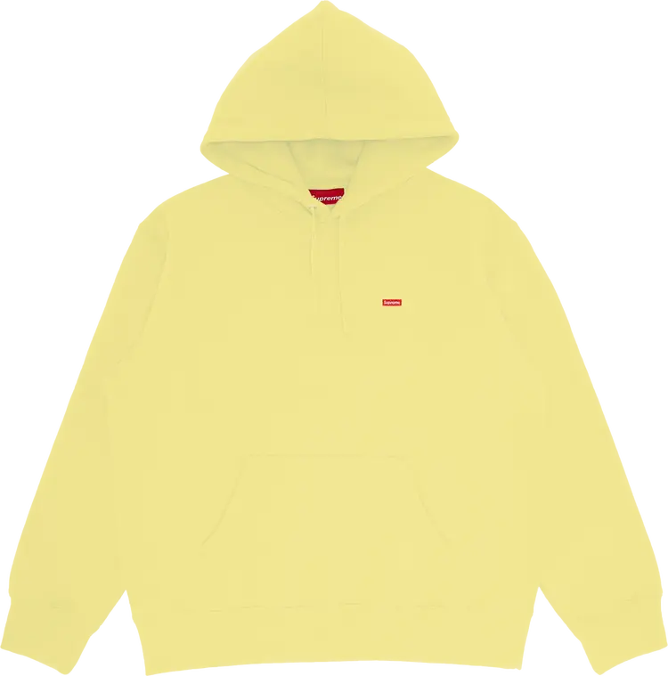 

Толстовка Supreme Small Box Hooded Sweatshirt 'Light Yellow', желтый