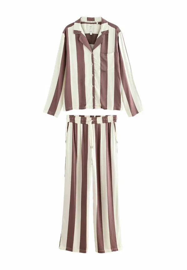Комплект пижамы полосатый Button through set Next, neutral stripe