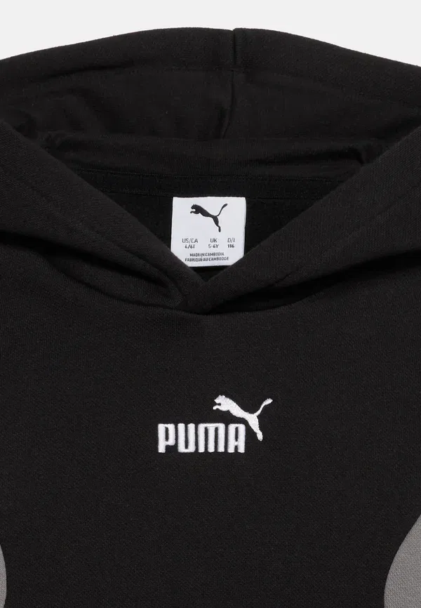 Худи с капюшоном, впитывающая влагу, Hoodie unisex Puma, черный — фото 3