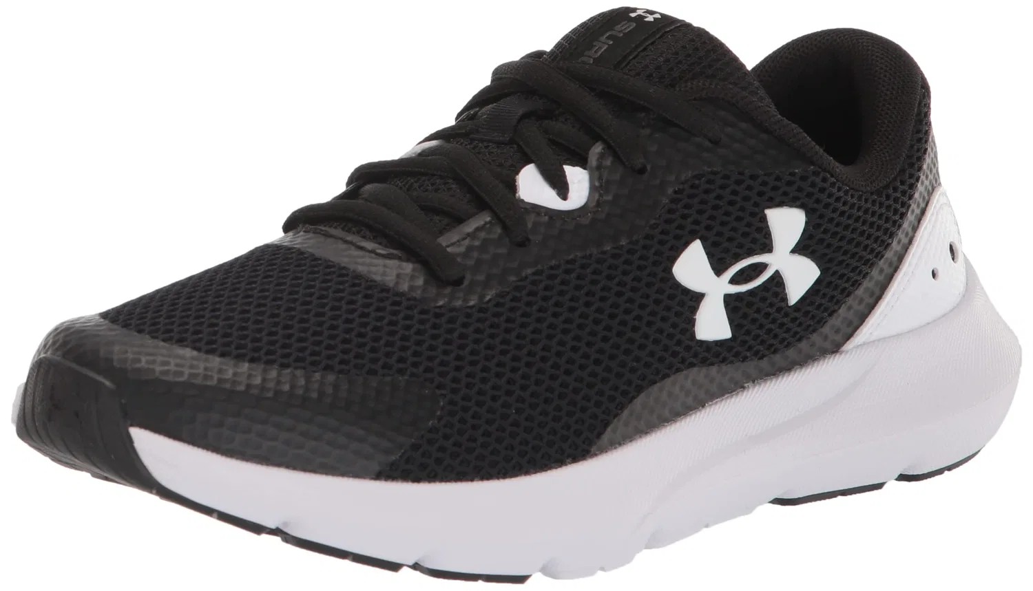 Детские беговые кроссовки для мальчиков Ua Bgs Surge 3 Under Armour, Black Black White White