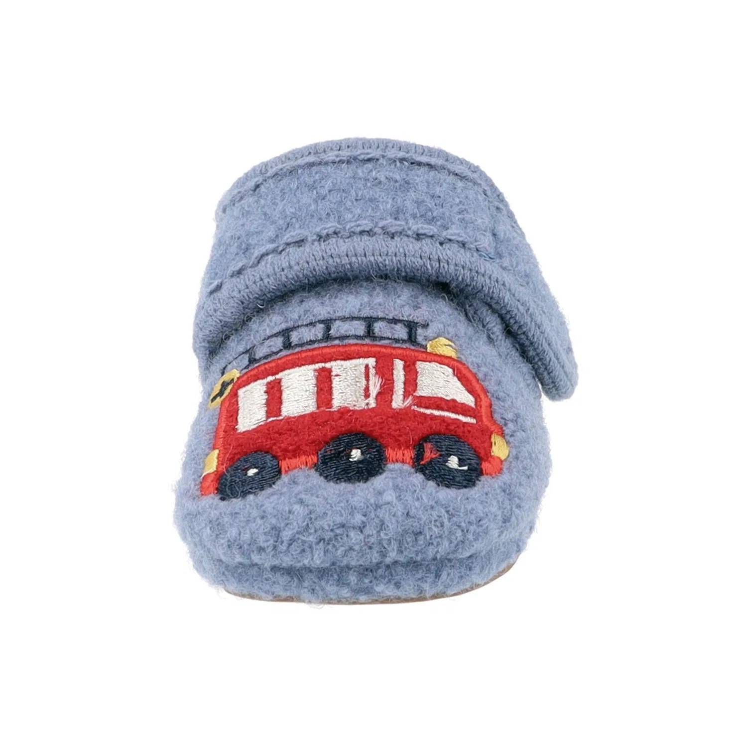 Детские хлопковые пинетки с мотивом пожарной машины MAXIMO, Denim — фото 4