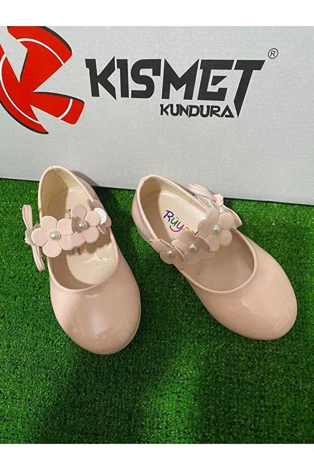 Детские балетки для девочек с бантом Kismet Kundura, Pink