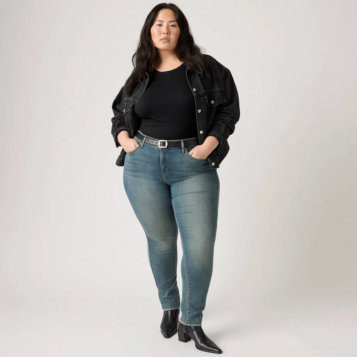 Женские джинсы-скинни 311 (большие размеры) Levi's, Tree Time Plus - Medium Wash