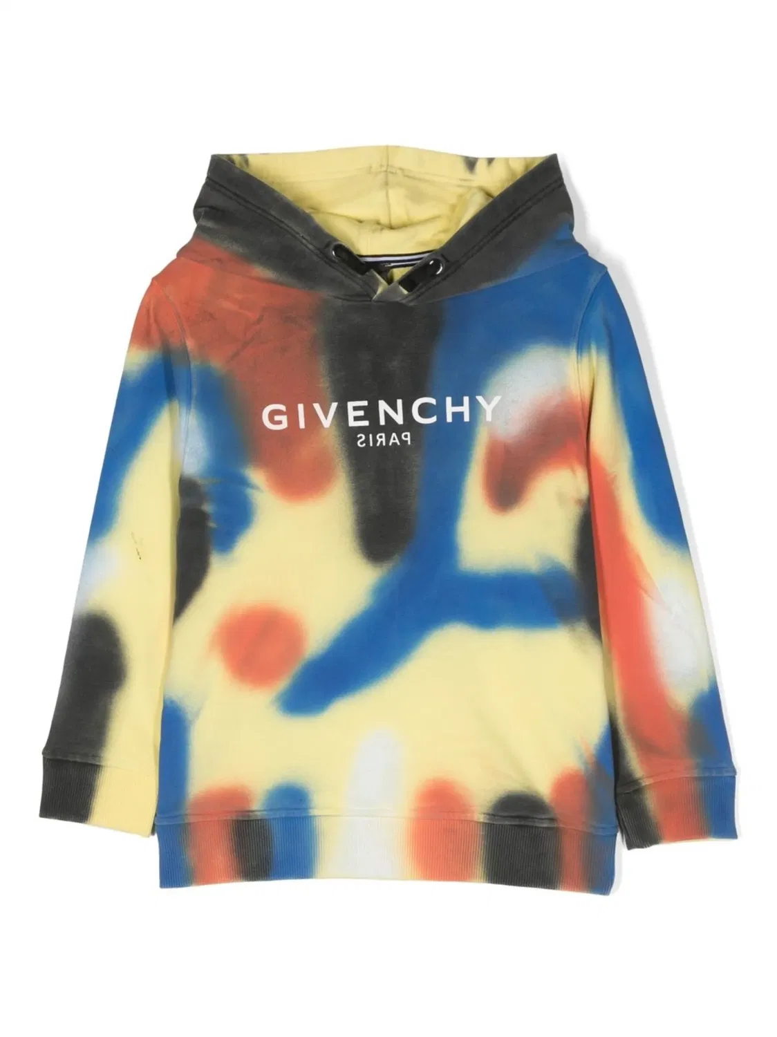 Худи с эффектом граффити и логотипом Givenchy, мультиколор