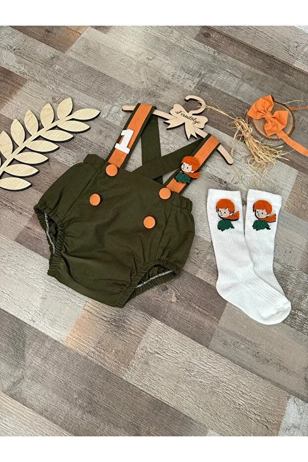 Детский комбинезон для мальчиков с принтом Little Prince Concept Feriatolye, Khaki — фото 2