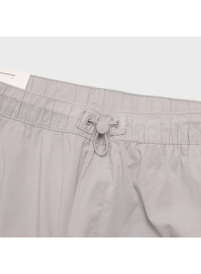 Брюки свободные с регулируемым низом Zara, светло-серый — фото 4