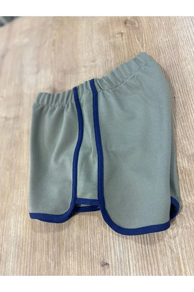 Детские шорты для девочек хлопковые Demoiselle, Khaki — фото 2