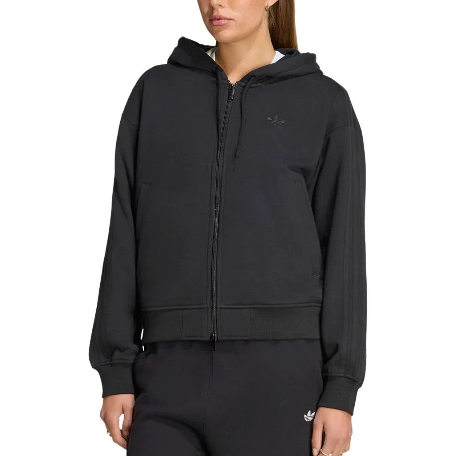 Детская куртка с капюшоном Adidas Originals, Black — фото 4