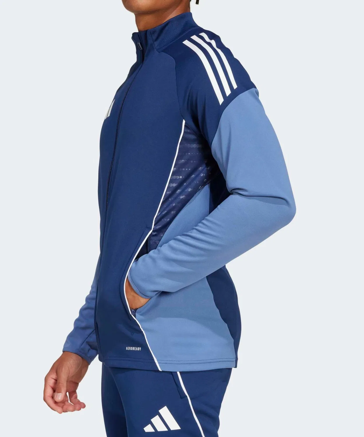 Мужская тренировочная куртка с принтом Tiro 25 Competition Adidas, Blue — фото 3