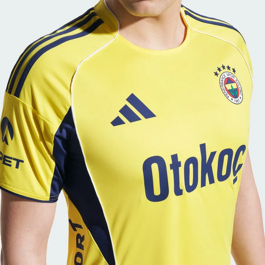 Футболка Adidas Performance Fenerbahce 2025/2026 Away Jersey, Желтый — фото 4