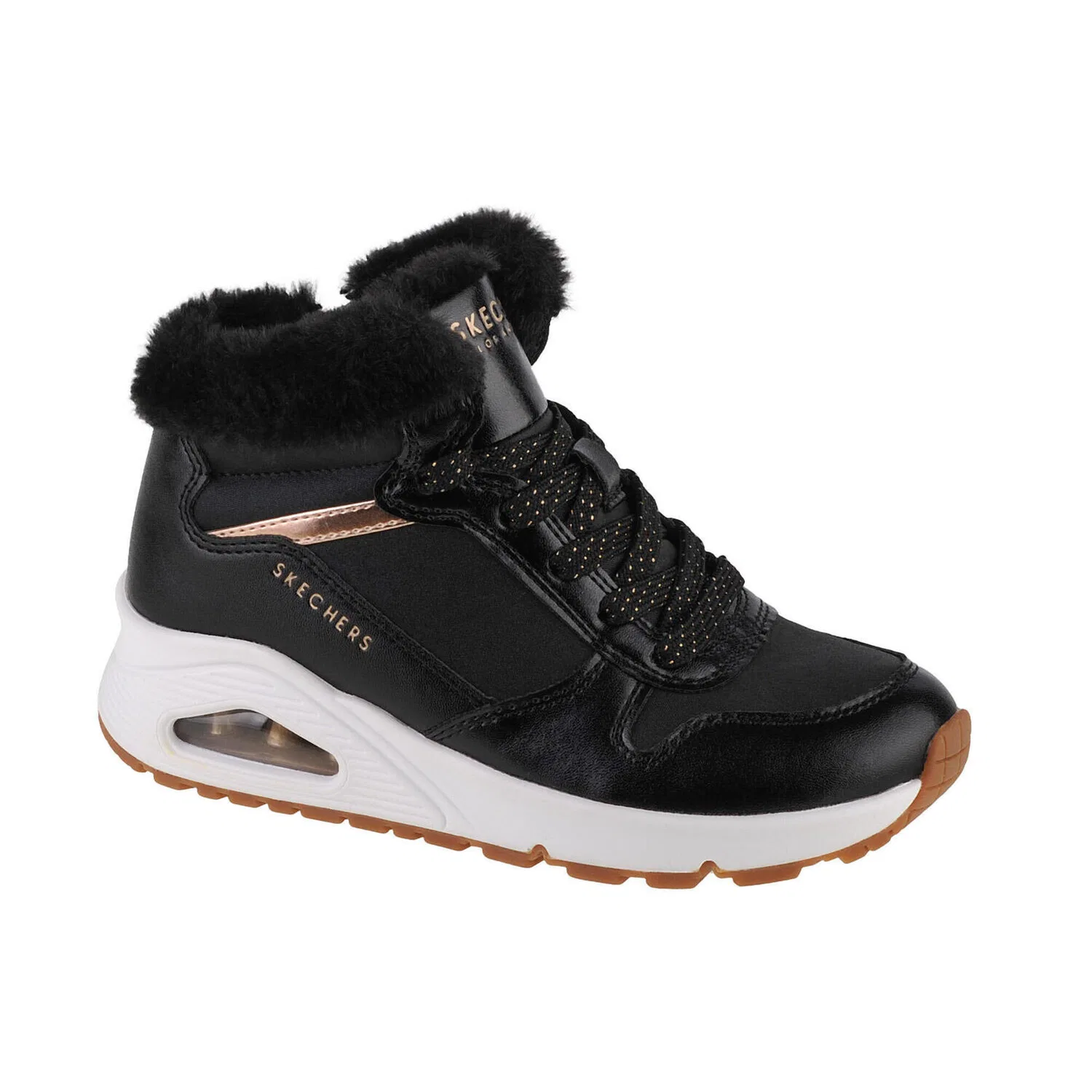 Детские ботинки Uno Cozy On Air Skechers, Schwarz