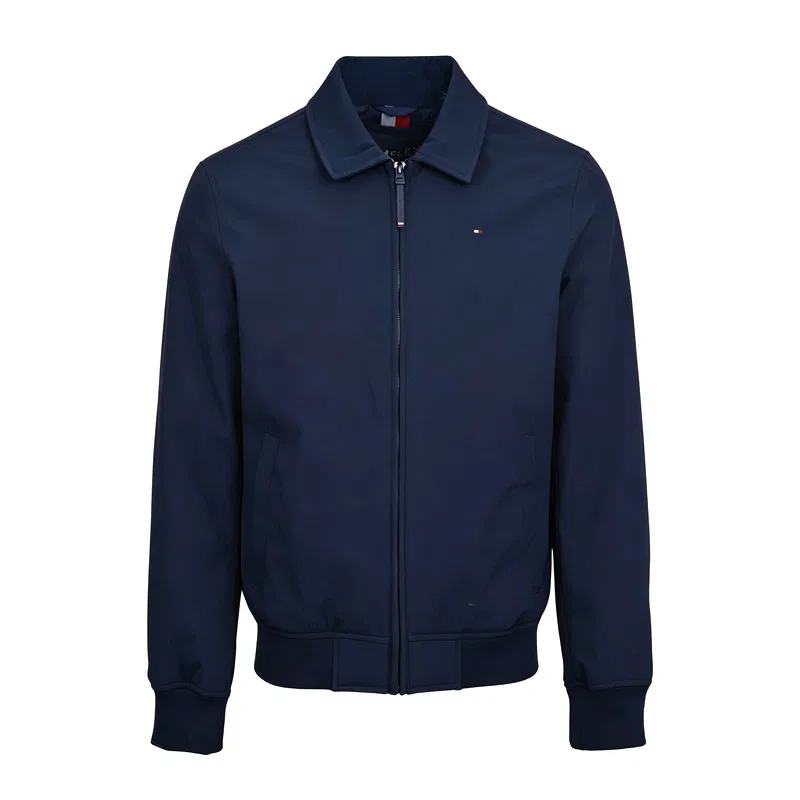 Мужское пальто-куртка с лацканами прямого кроя, Tommy Hilfiger, Dark Blue