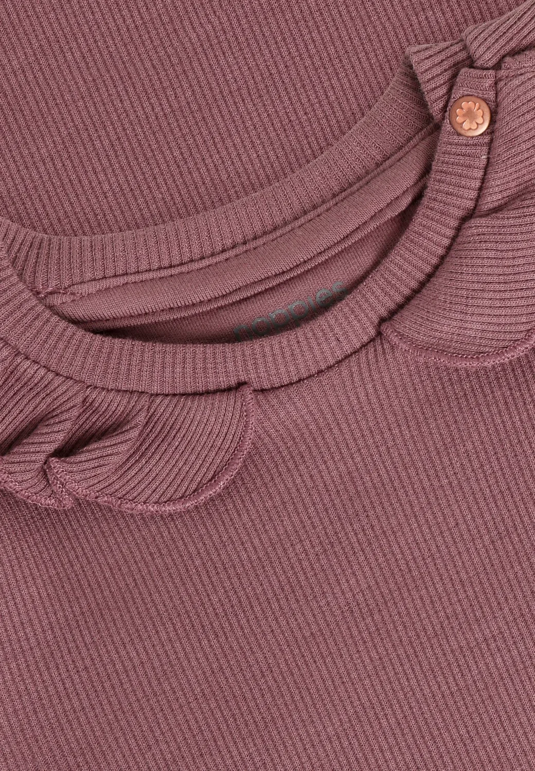 Футболка с длинными рукавами (Langarmshirt) Noppies, Rose Taupe — фото 3