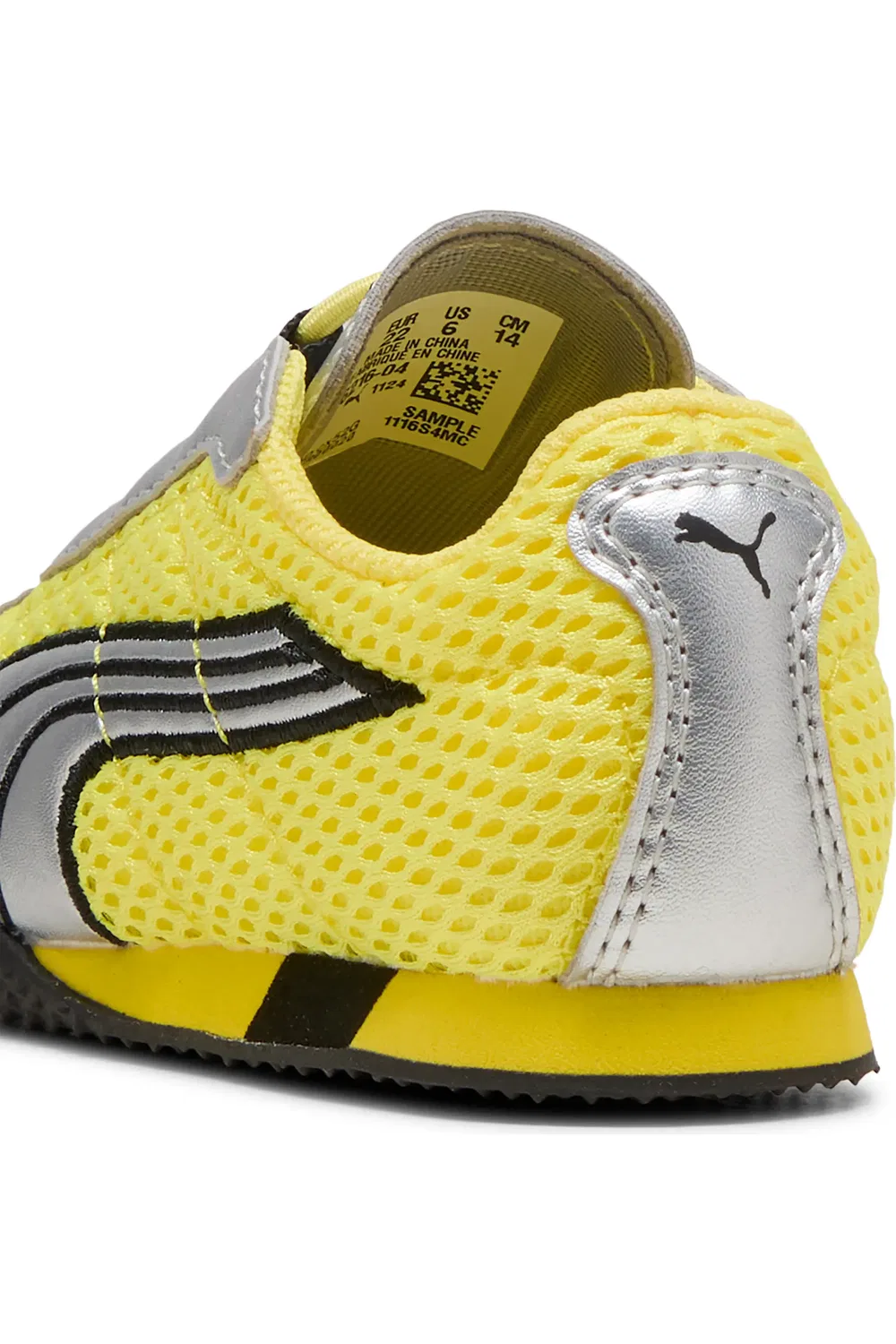 Детские кроссовки из сетки H-Street OG PUMA, Lemon Meringue/Puma Silver — фото 3