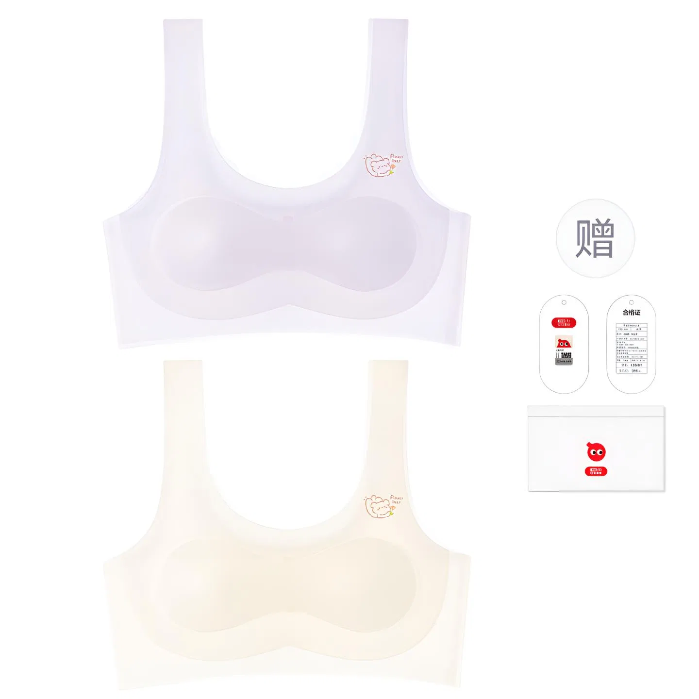 Детское белье для девочек хлопковое Red Bean, Light Yellow-Light Purple