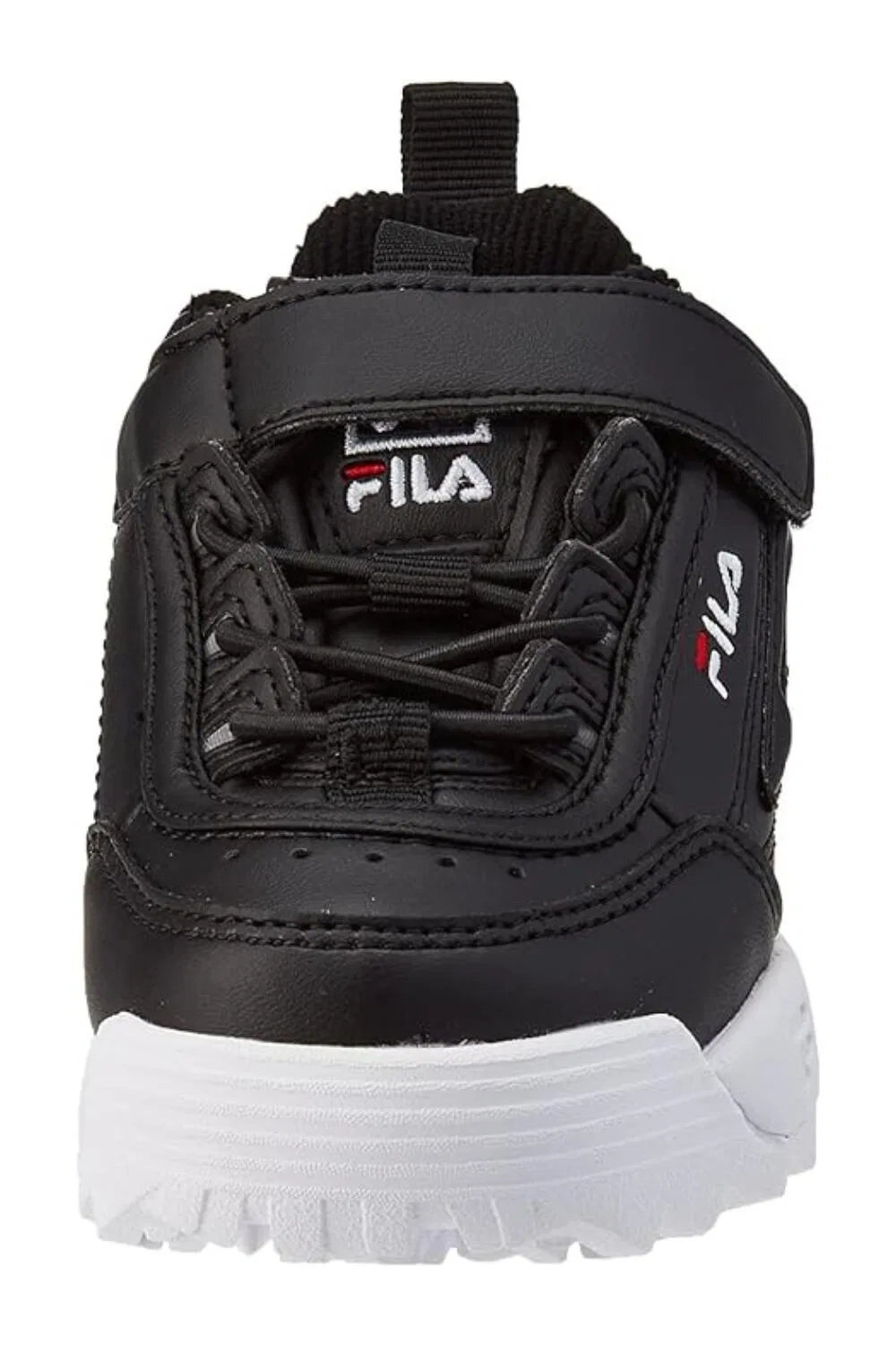 Детские кроссовки с липучками Fila Disruptor, Schwarz — фото 3