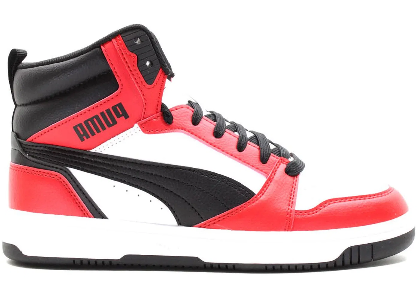 Детские кроссовки Lifestyle Puma Rebound V6 Mid, Red/Black/White