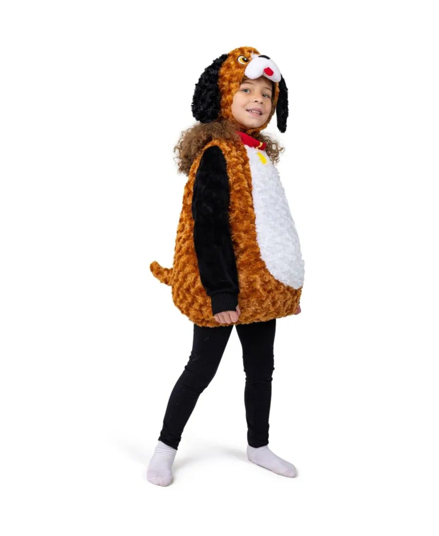 Костюм щенка из плюша с капюшоном и хвостом Dress Up America — фото 2