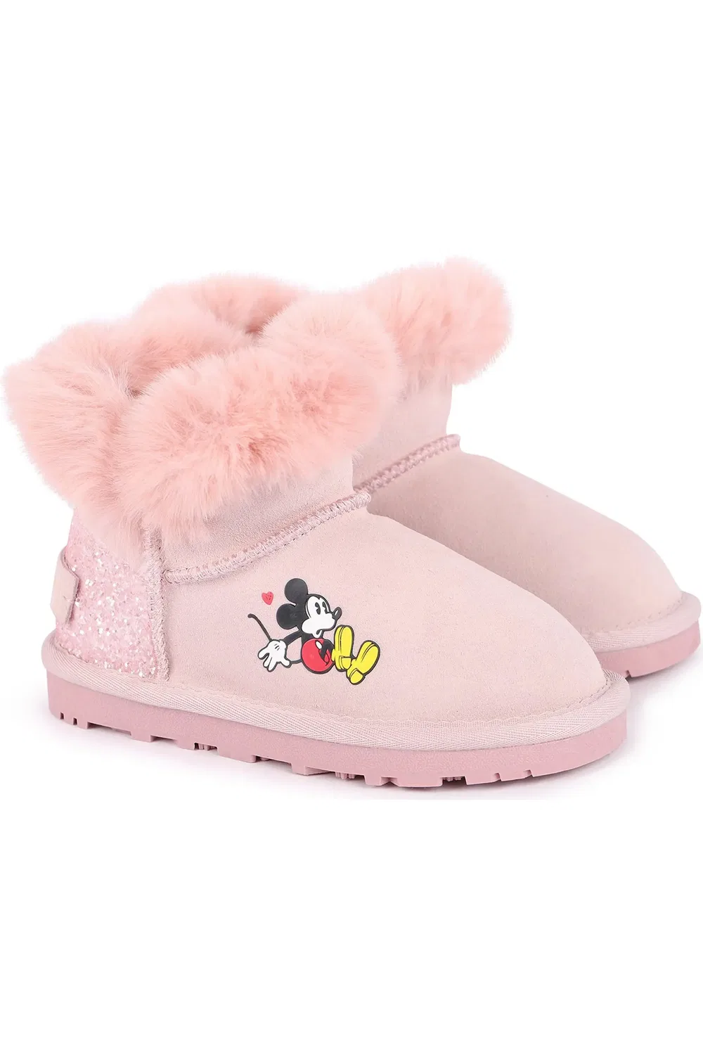Детские ботинки на меху Mickey Faux Fur Master of Arts, розовый