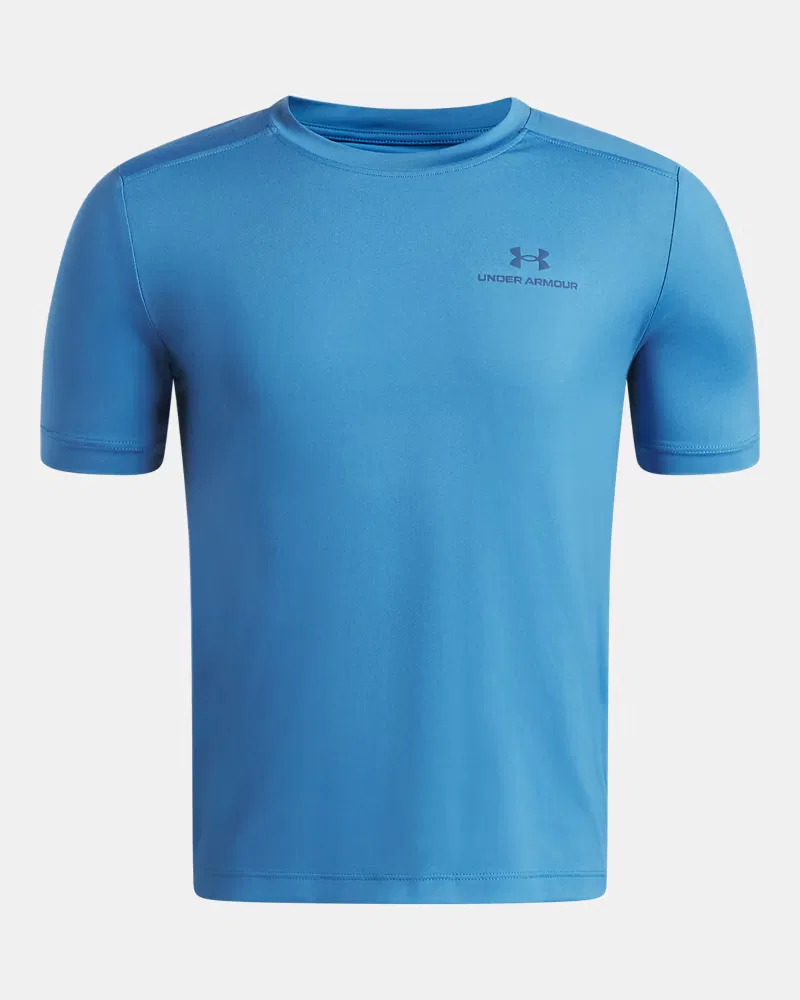 Футболка с коротким рукавом для мальчиков быстросохнущая UA Vanish UnderArmour, Aegean Blue