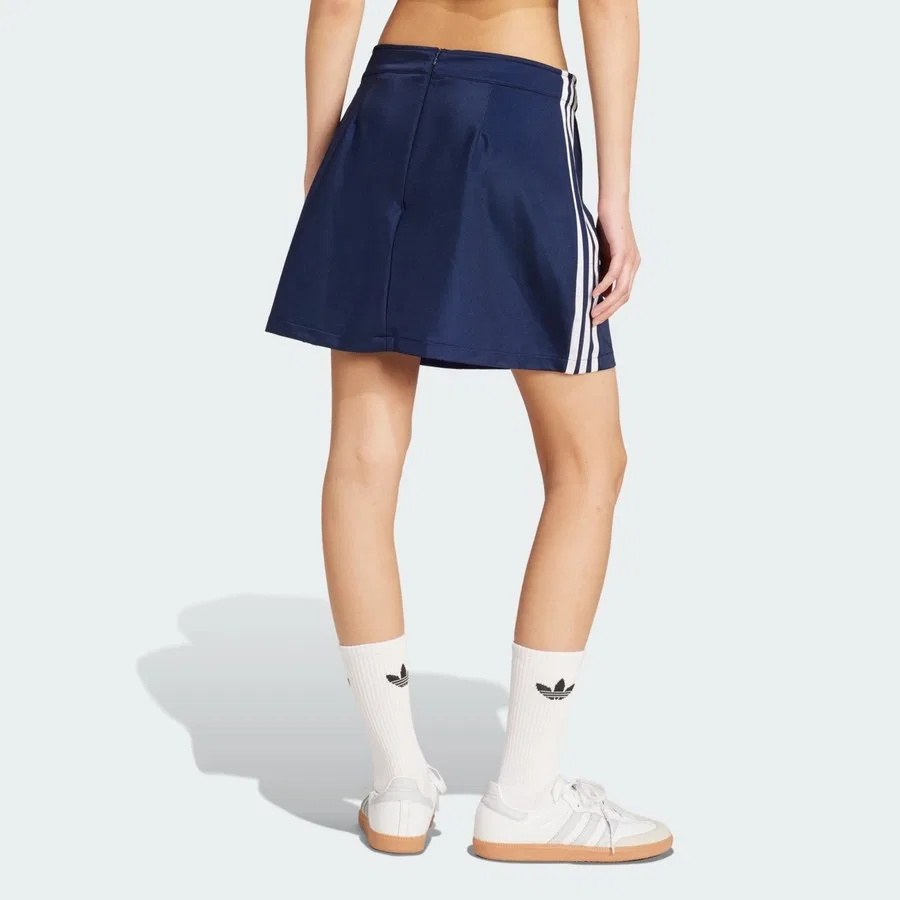 Юбка мини с 3 полосками Adicolor Originals adidas, Сине-белый — фото 2