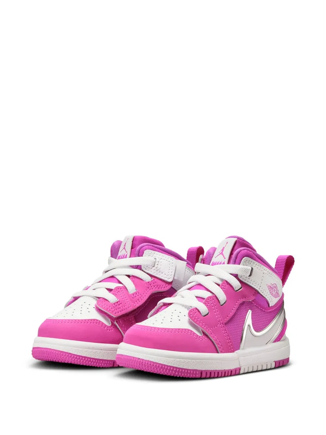 Кроссовки Jordan 1 Mid RM EasyOn Jordan Kids, розовый