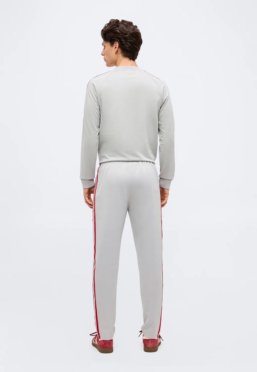Спортивные штаны футбольного клуба «Ливерпуль» - клубная одежда Adidas Originals, Grey Two — фото 3