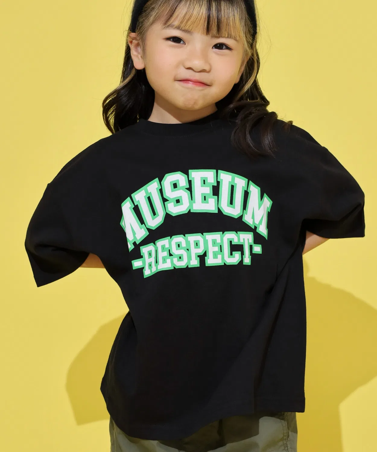 Детская футболка оверсайз с принтом USA Cotton Big T-Shirt Kids FUNALIVE, Brown — фото 4