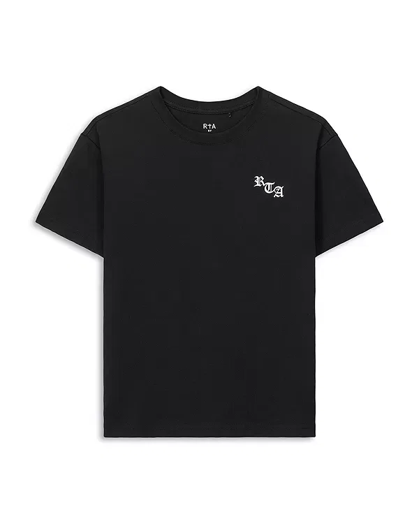 Детская футболка для мальчиков с принтом Lawson Tee RtA, Black Old English La