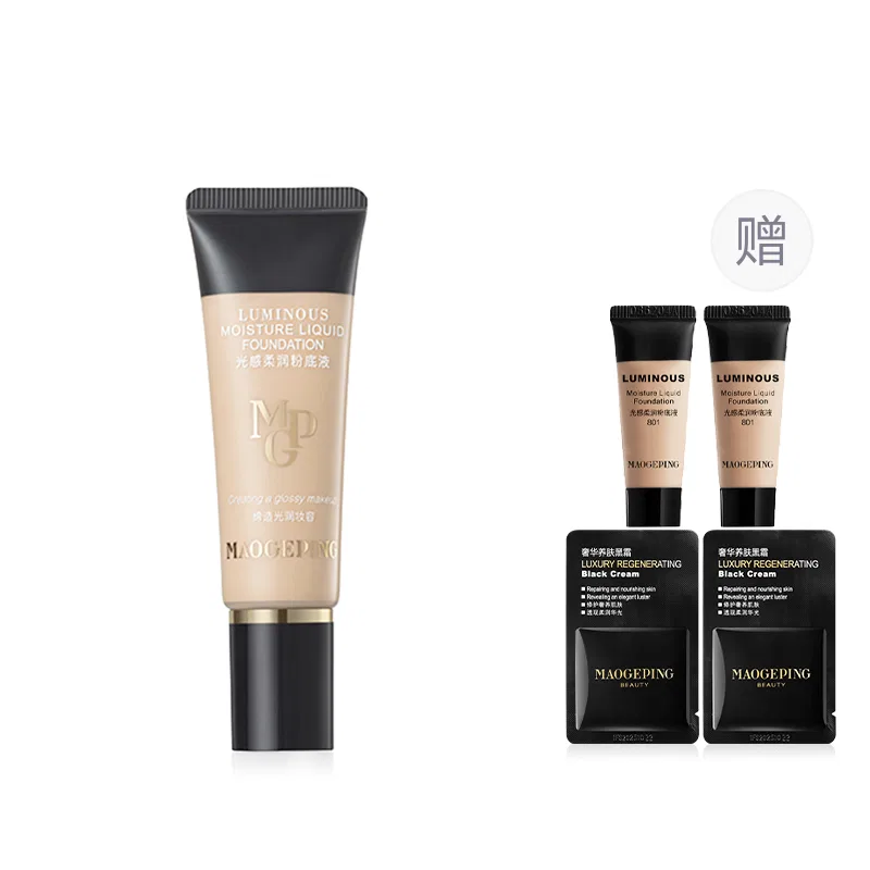 Тональный крем Light Sensing Soft Moisture Liquid Foundation, MAOGEPING — фото 2