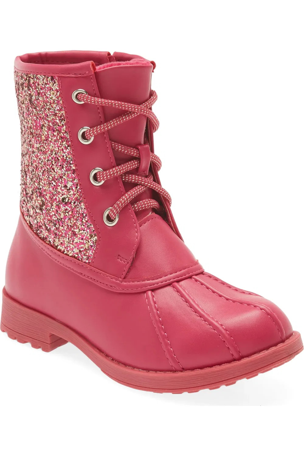 Детские ботинки утиные с блестками DREAM PAIRS, Fuchsia
