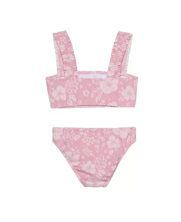 Детский комплект купальника для девочек с текстурой California Dreams Textured Swim Set Gottex Kids, розовый — фото 2