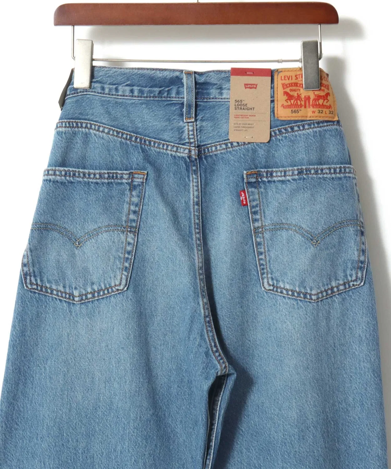 Мужские джинсы свободного кроя с принтом 565 LOOSE STRAIGHT LTWT Levi's, Blue