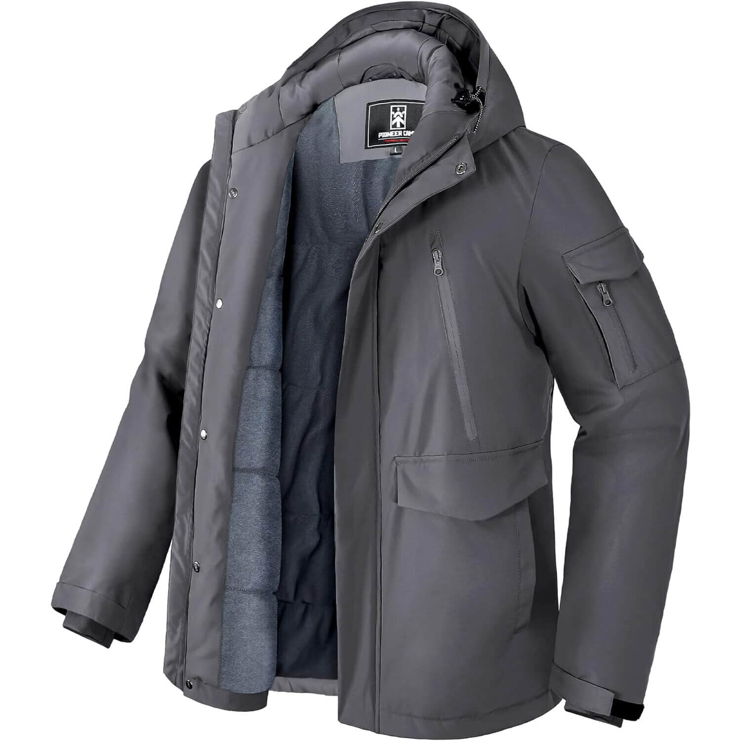 

Куртка Pioneer Camp Waterproof Fleece Lined Warm, серый