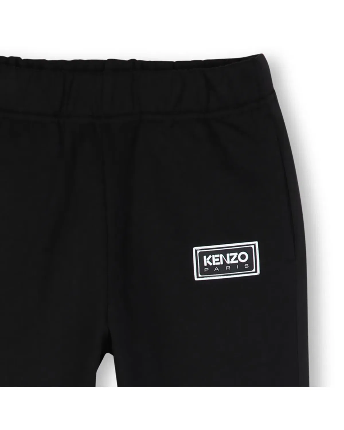 Детские спортивные штаны для мальчиков с флисом Kenzo Kids, Negro — фото 2
