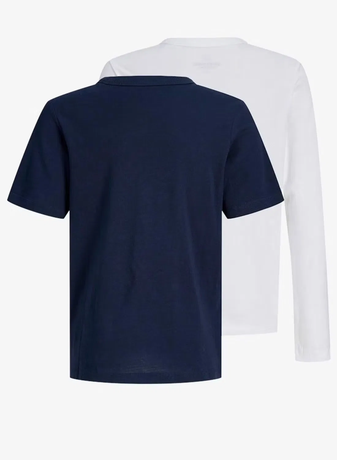 Комплект футболок с коротким и длинным рукавом Jack & Jones Junior, белый — фото 4